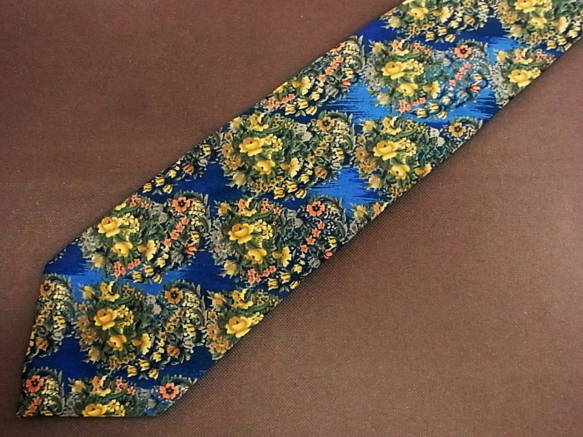 ♪RA1447♪美品セルッティ【花束・植物】ネクタイ♪拍卖