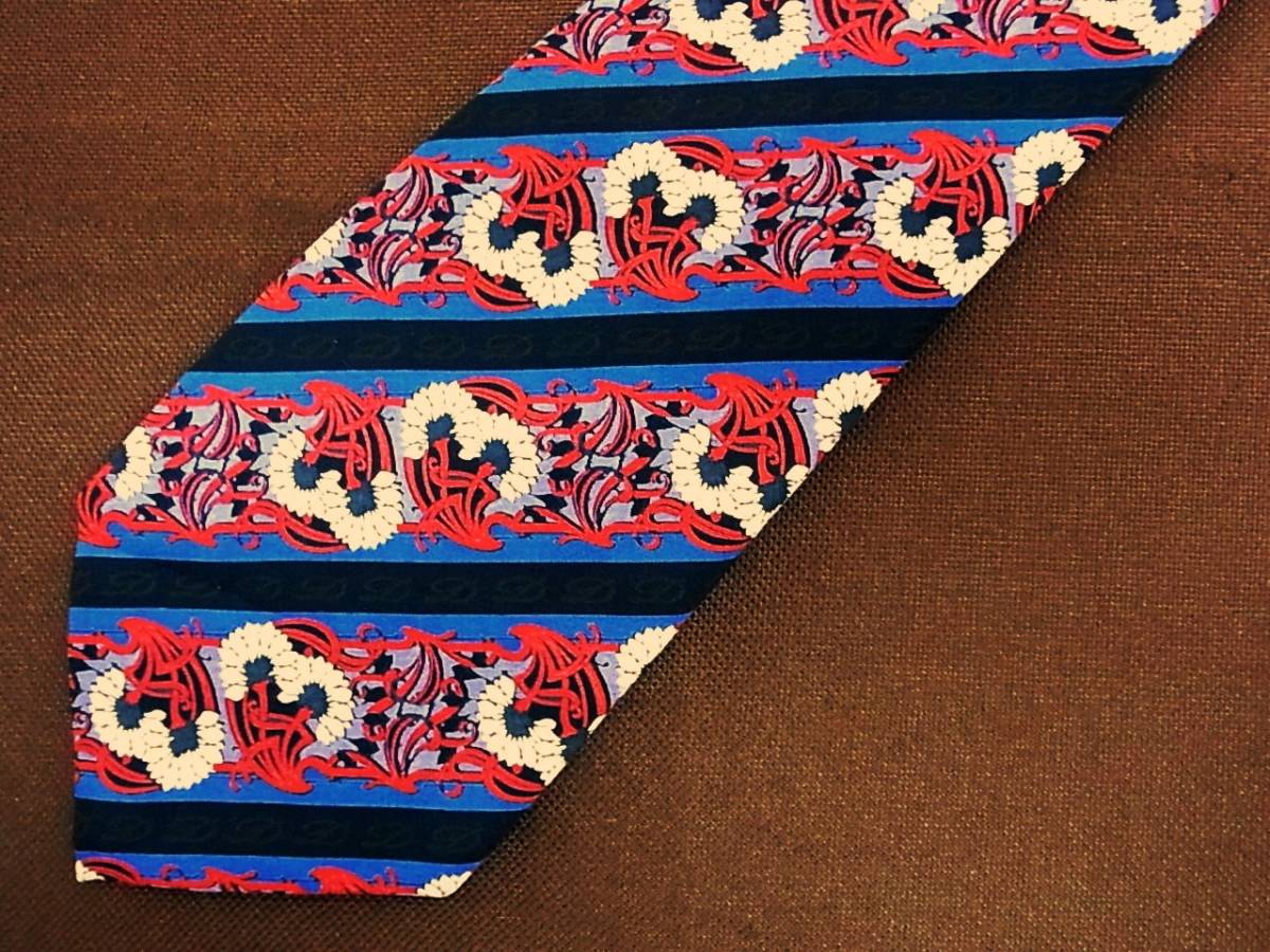 ♪RA1462♪美品エステーデュポン【シロツメクサ・花】ネクタイ♪拍卖