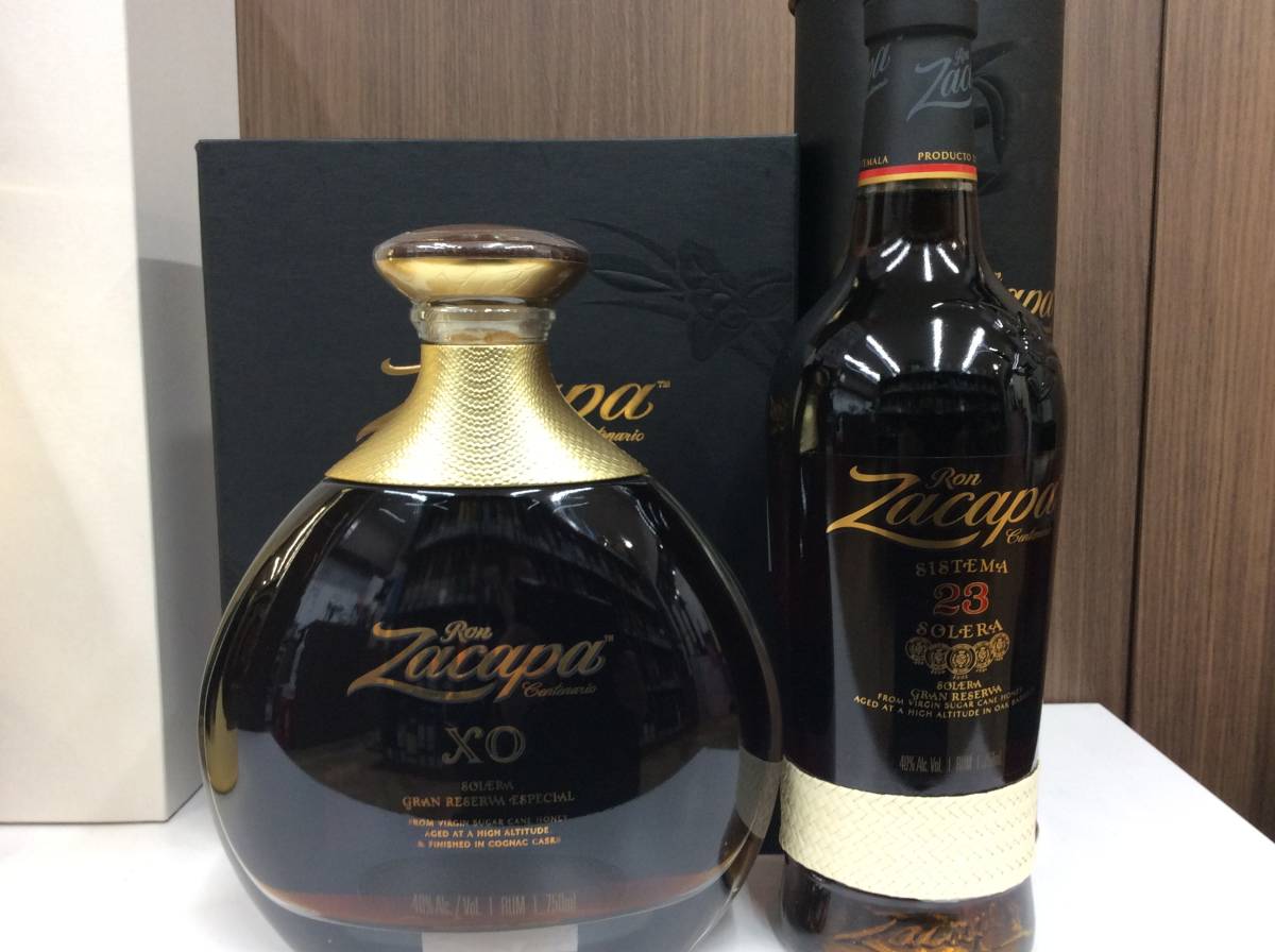 ロンサカパ・センテナリオ23年 40° 750ml 正規 / ロンサカパ・XO 40° 750ml 並行の2本セット 箱入新品 拍卖
