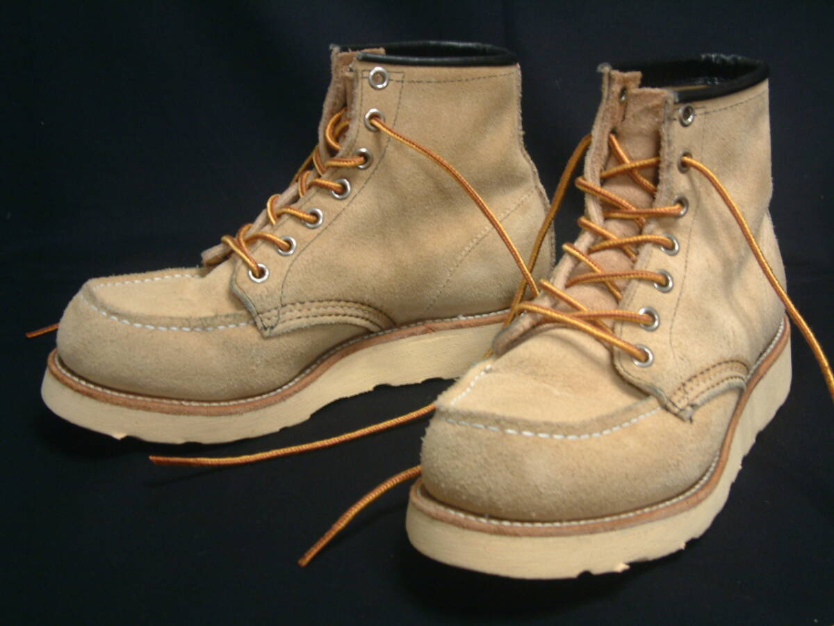 4 1/2E 四角犬タグ 8173 スエード Red Wing Shoes Irish Setter Boot Made in U.S.A モックトゥ / 検 8167 拍卖