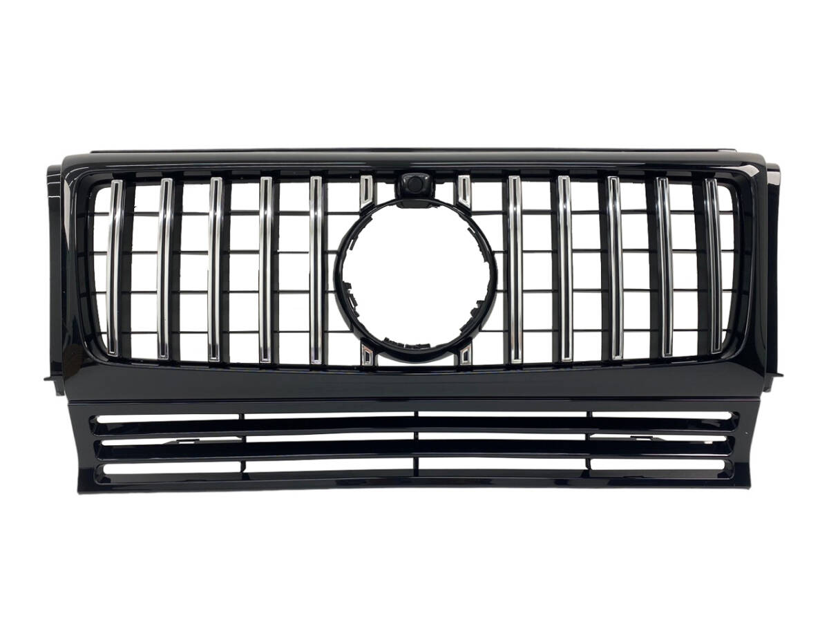 W463 パナメリカーナ グリル フロント 黒塗装済 GT-type カメラホール有 メルセデス ベンツ Gクラス 国内発送 即納 カスタム フェイス 外装拍卖
