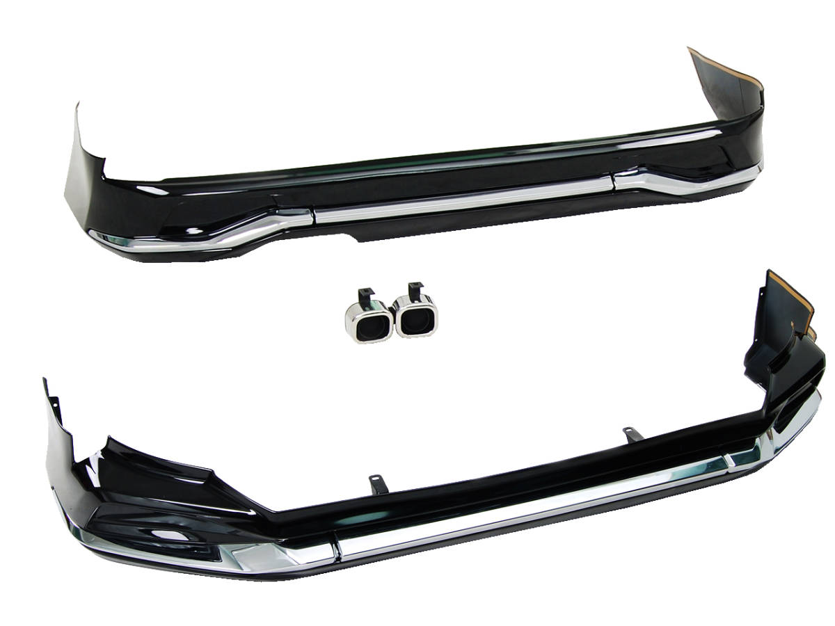 明日着 レクサス LX570 J200 フロント スポイラー リア スポイラー マフラーカッター 未塗装 LEXUS 即納 カスタム エアロ 外装 パーツ拍卖