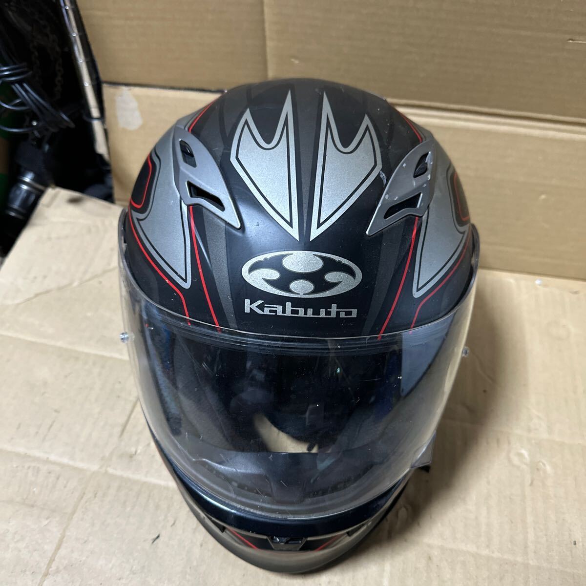あ-4672)KABUTO ヘルメット サイM 57-58cm 中古現状品拍卖