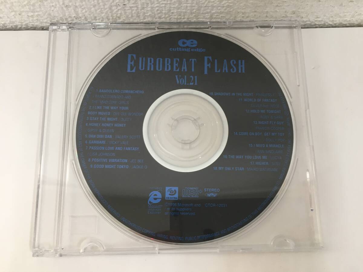 ●○F134 CD ユーロビートフラッシュ EUROBEAT FLASH Vol.21 ディスクのみ○●拍卖