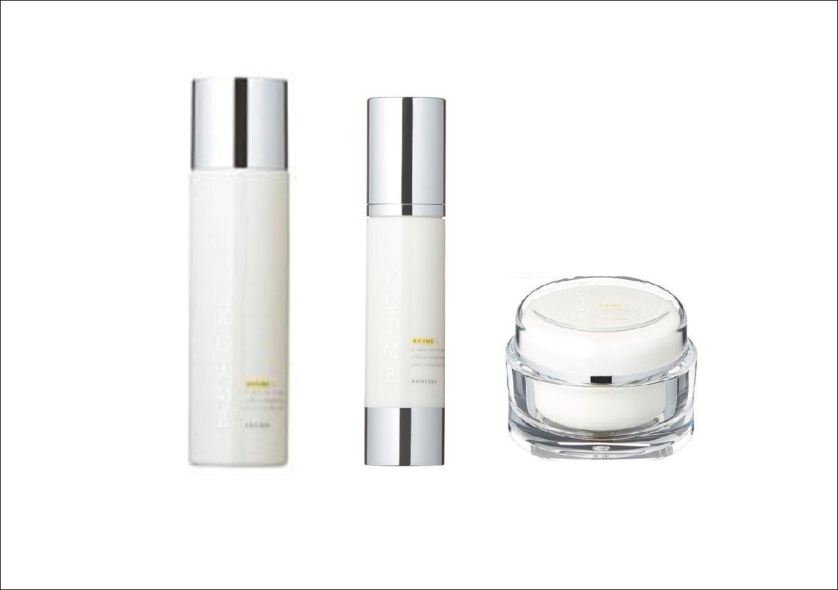 【3点セット・定価24000円分】KOIME(コイメ) 化粧水+ブースター美容液+美容クリーム 新品拍卖