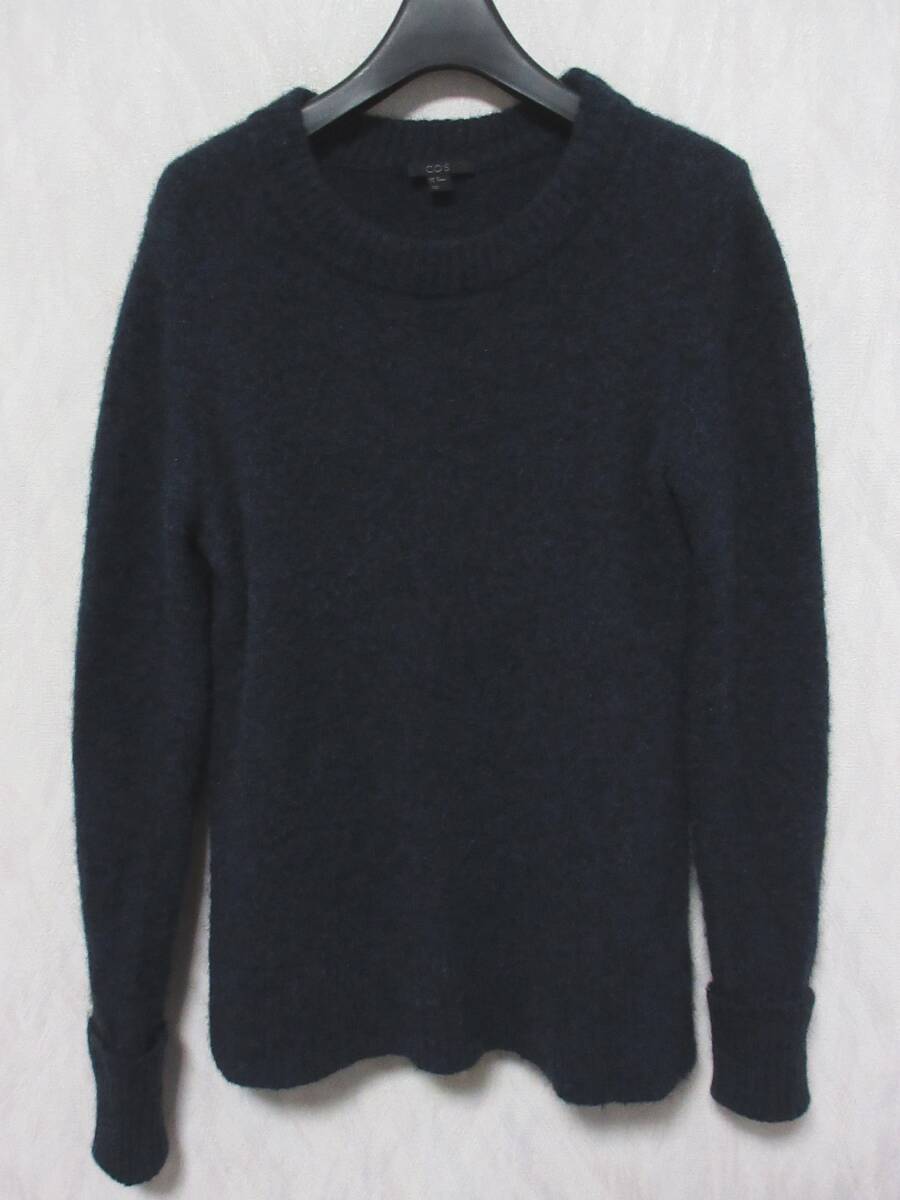 COS コス アルパカ ウール 長袖 ニット セーター XS ネイビー irmri kn1799拍卖