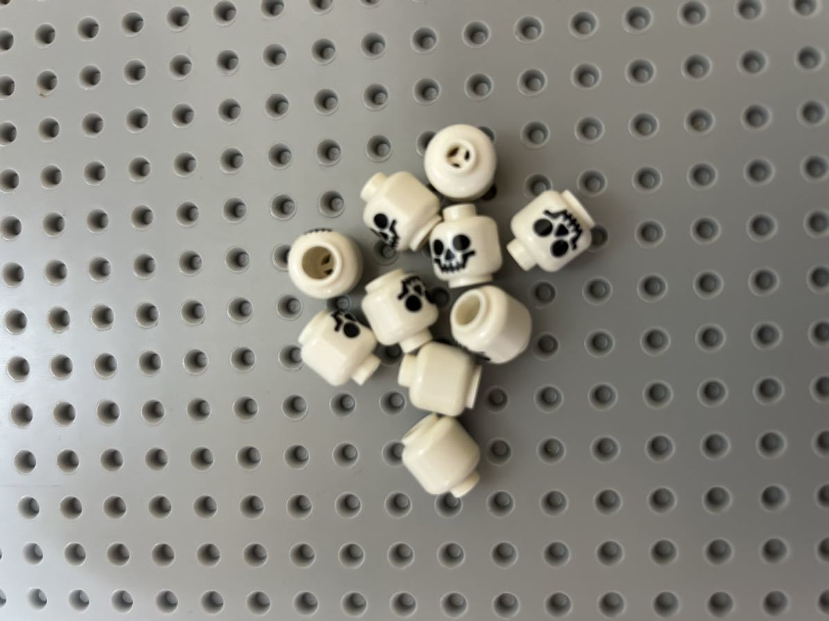 LEGO ミニフィグ用 頭パーツ10個未使用拍卖