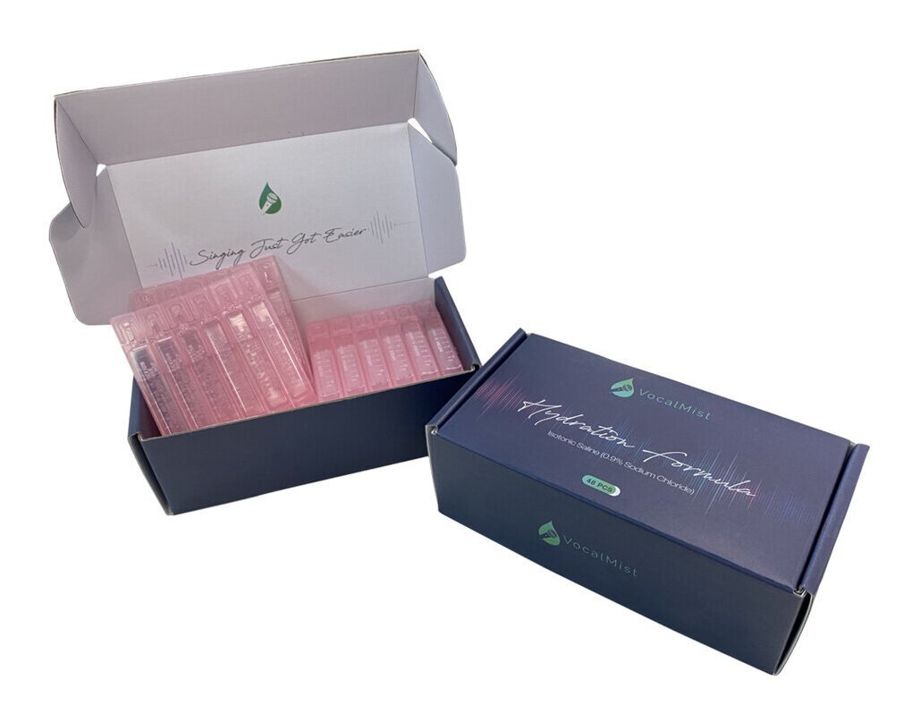 即決◆新品◆送料無料Vocal Mist Isotonic Saline 48本セット ボーカルミスト ネブライザー専用 等張食塩水拍卖