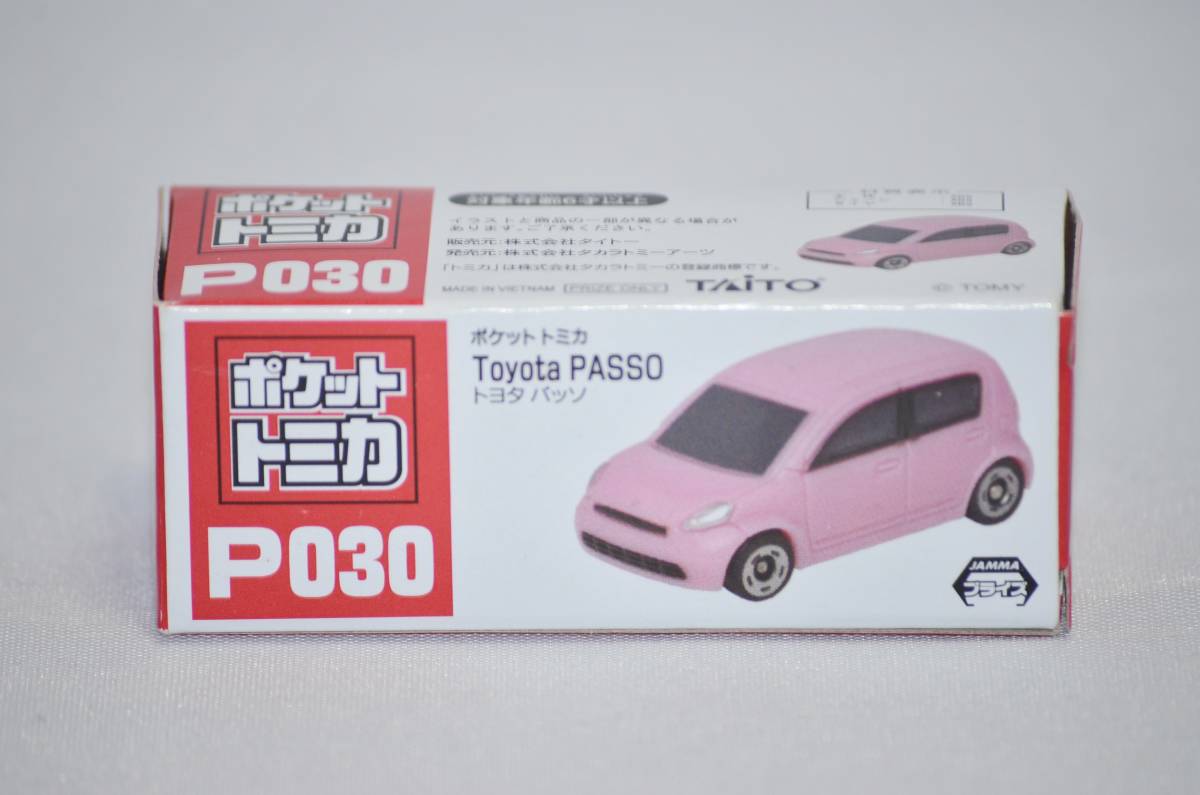 ポケットトミカ トヨタ パッソ ピンク P030拍卖