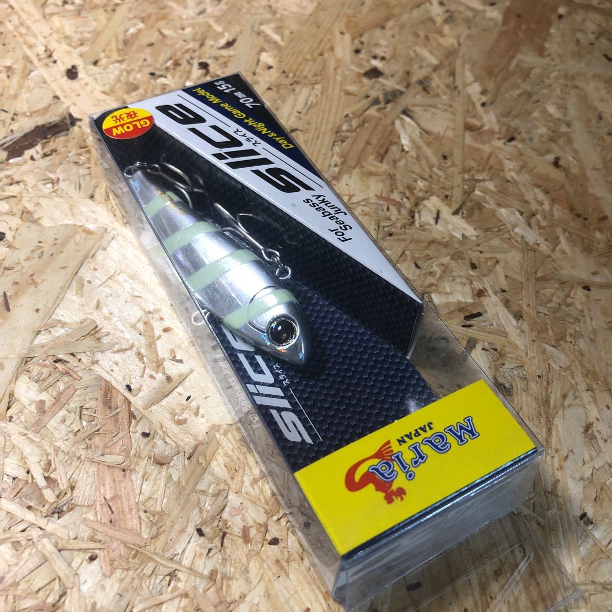 新品マリア スライス 70 ゼブラグロー 夜光 glow マリア MARIA 70mm 15g SLICE 拍卖