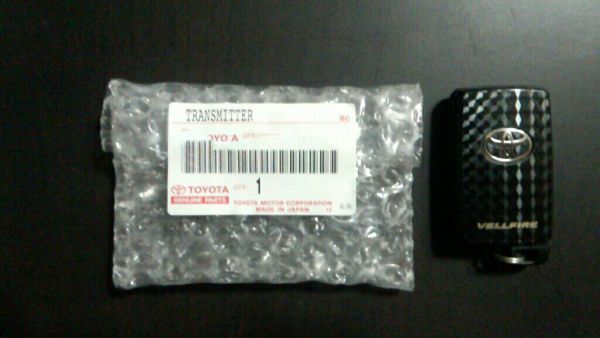 【未使用 トヨタ 純正】 ヴェルファイア 20系 ゴールデンアイズ エレクトリカルキー トランスミッタ スマートキー拍卖