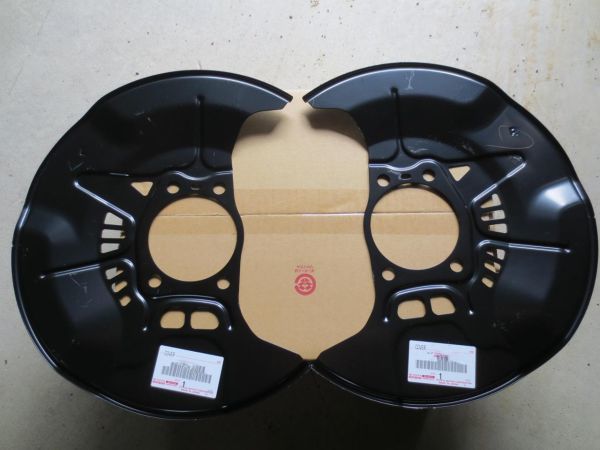 【未使用 トヨタ 純正】アルファード ヴェルファイア 20系 G’s用ディスクブレーキダスト カバー FR 左右セット拍卖