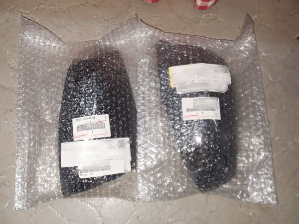 残りわずか!【未使用 トヨタ 純正】ヴェルファイア 30系 アウタミラー カバー 左右セット ブラック拍卖