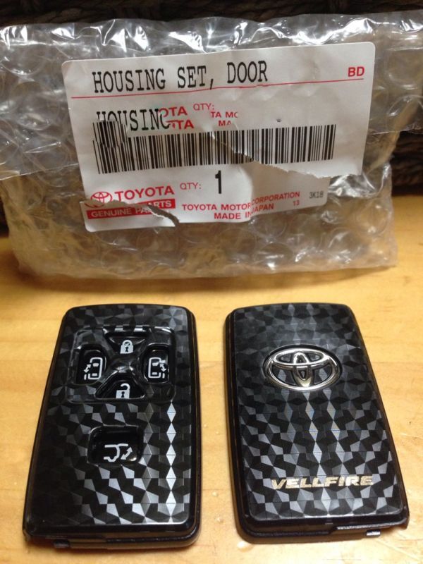 未使用 トヨタ 純正 ヴェルファイア 20系 スマートキー ドアコントロールトランスミッタ ハウジングセット キーカバー拍卖