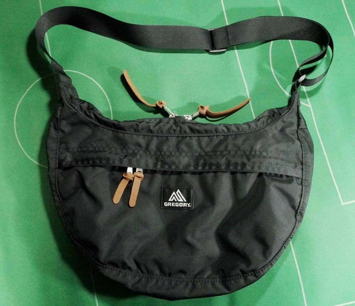 ▲グレゴリー バナナ ショルダーバッグ サッチェル M ブラック 美品!!!▲拍卖