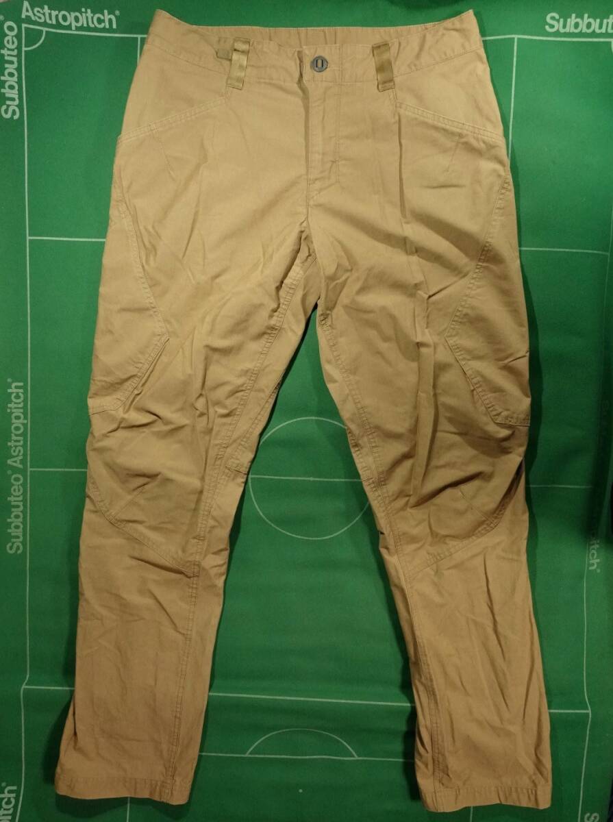 ▲パタゴニア ストレッチ オーガニックコットン メンズ ベンガ ロック パンツ サンドベージュ 33 美品!!!▲拍卖