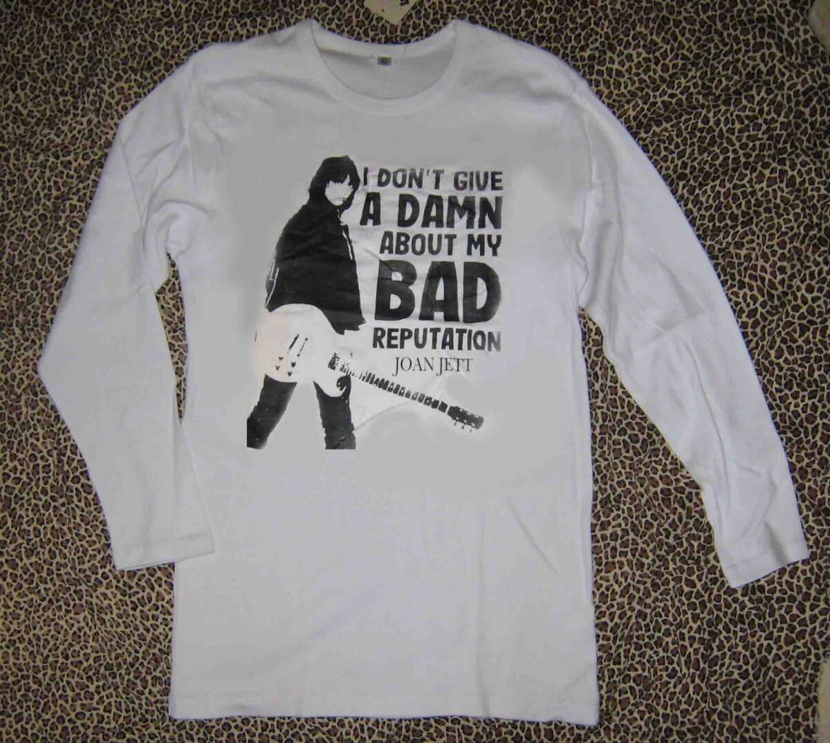 JOAN JETT ジョーン・ジェット ◆ ロンT 白 M,L,2Lの3サイズから拍卖