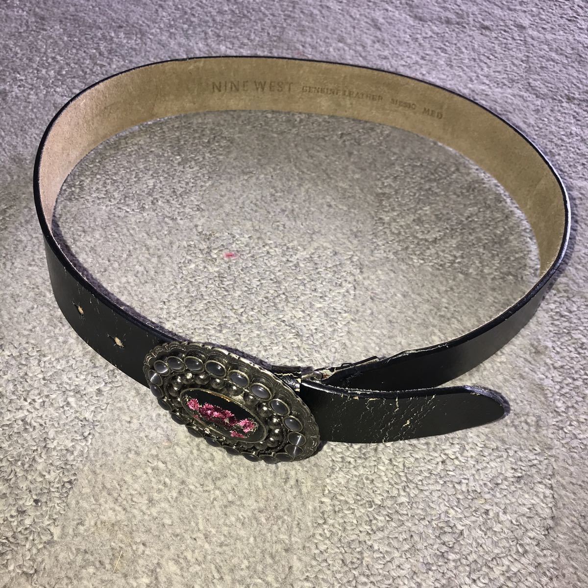 NINE WEST GENUINE LEATHER 3112530 MED レザー ベルト拍卖