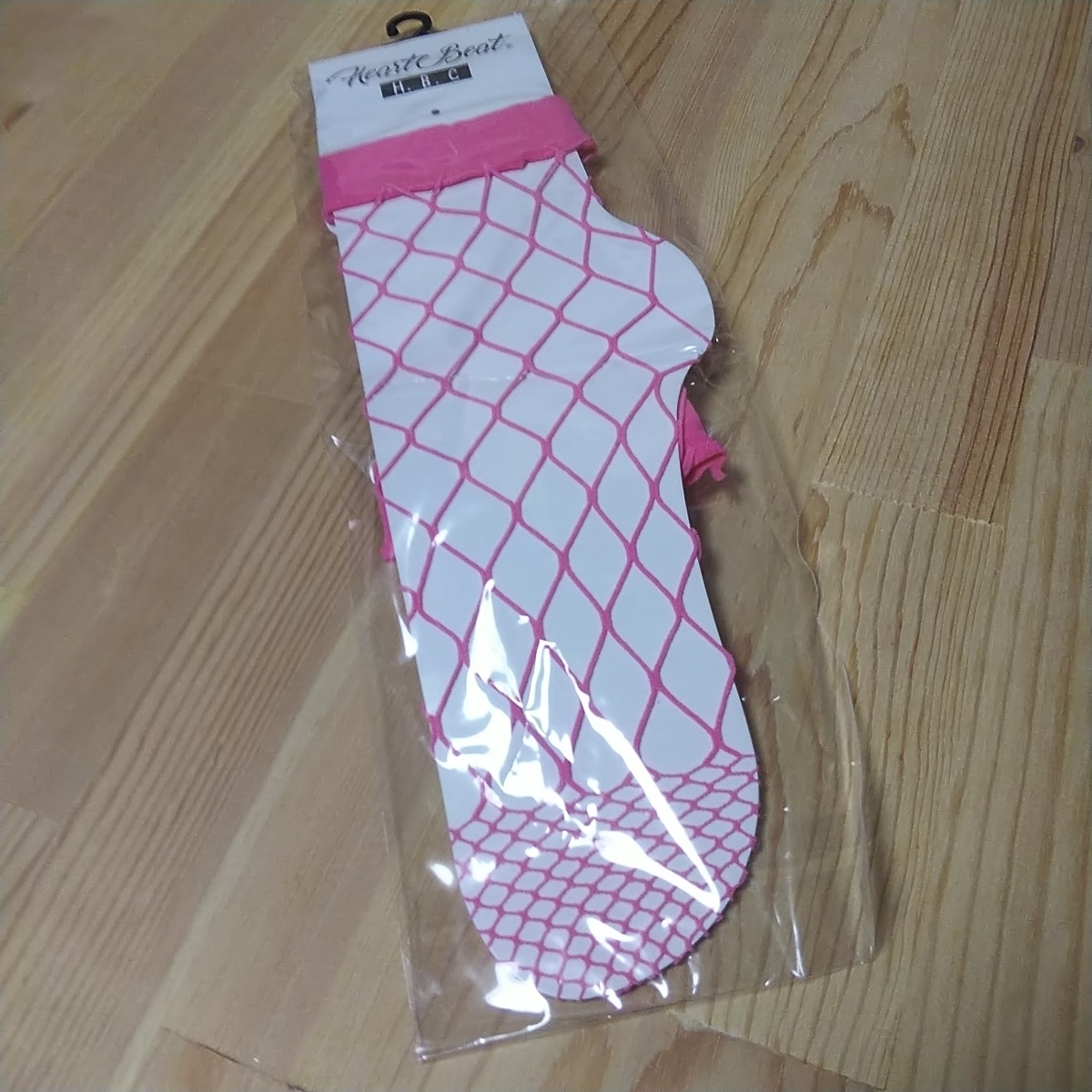 フィッシュネット アンクレット 靴下 【レア】 ピンク拍卖