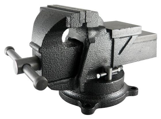 【強靭な鋳鉄製! 360度回転盤付きで加工に便利!】三共コーポレーション H&H リードバイス150mm HRV-150 ※350124拍卖