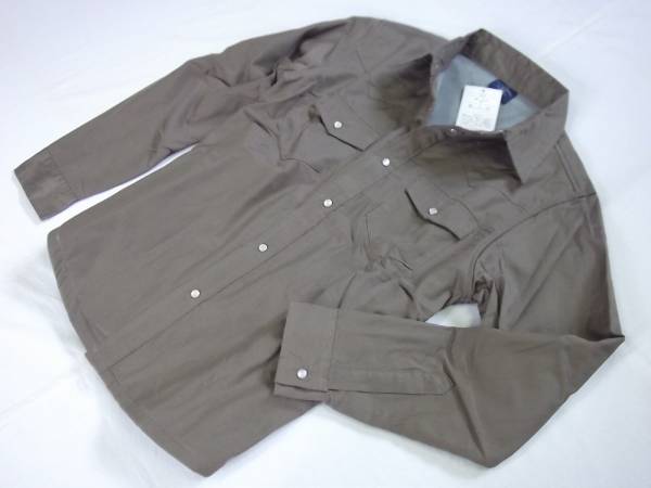 【新品 / 即戦力】ツイル 裏フリース シャツ■L/Ka■厚手の総裏付き仕様■裏ボア/OUTLET拍卖