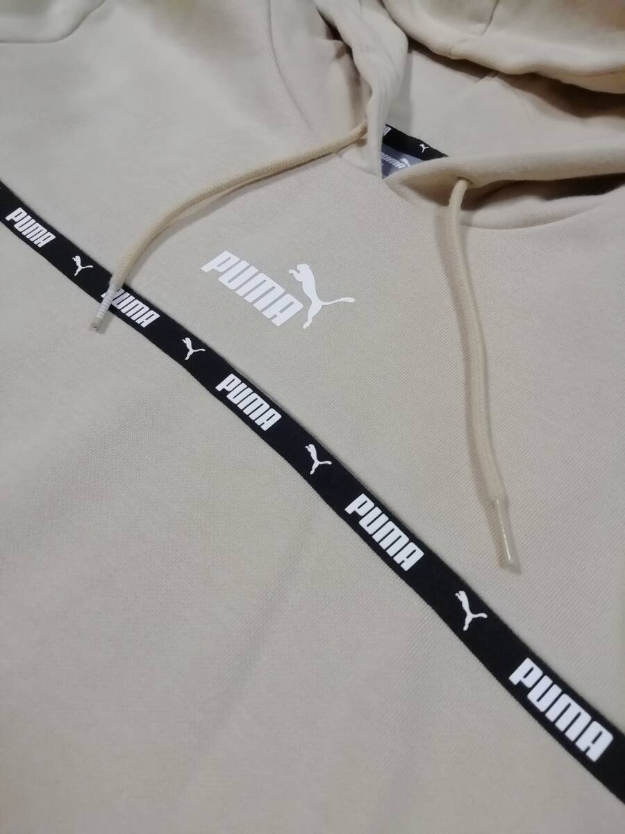 新品>素敵感100& フーディー■Puma■ベージュパーカー!サイズS (US) 拍卖