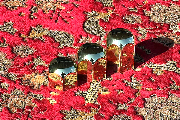 JIS 41mm 高さ 48mm12個●マニア必見 薄いゴールドメッキ●新品⇒ナットキャップゴールドメッキ デコトラ:41B-48拍卖