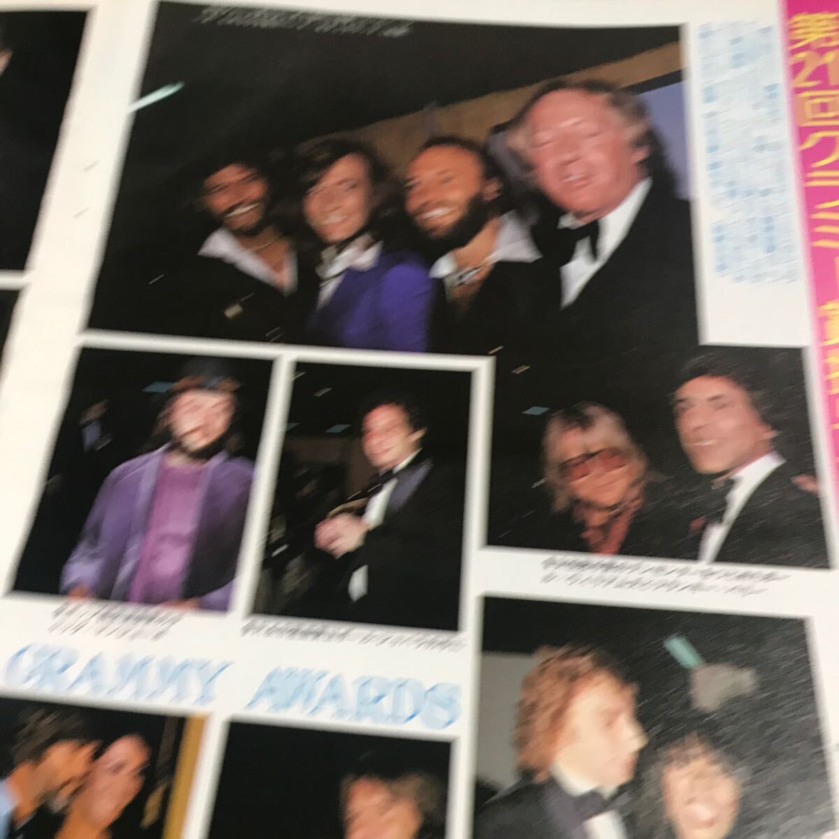 ビージーズ、バリーマニロウ、ドナサマー、デビーブーン、チャックマンジョーネ【79年21回グラミー賞授与式】説明必読BKHYSRX795拍卖