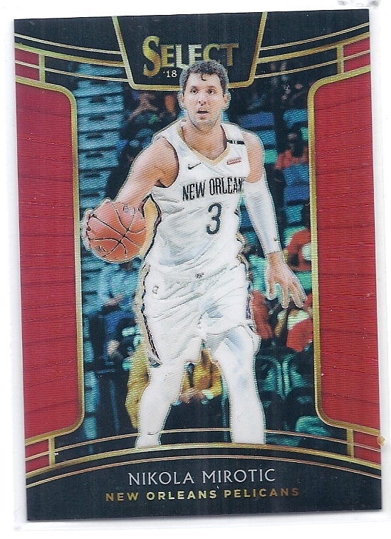18-19 Panini Select Nikola Mirotic Red Prizm /199拍卖