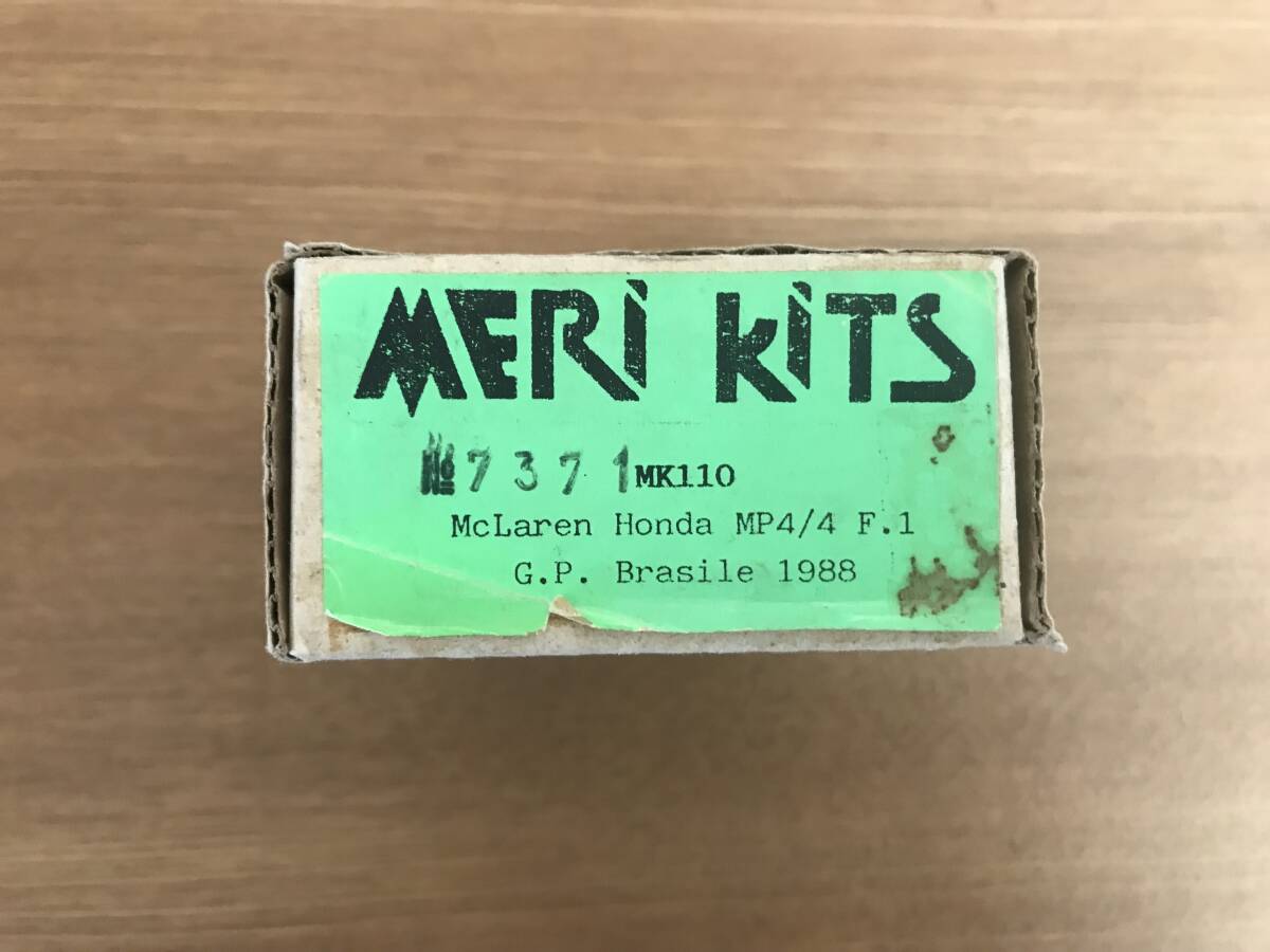 ※ 1/43キット MERI マクラーレン・ホンダ MP4/4 #11 A.プロスト ブラジルGP優勝 1988拍卖