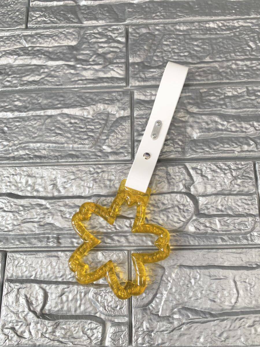 つり革 サクラ 桜 SAKURA クリスタル バブル イエロー 黄色 昭和 レトロ 鉄道 JDM 街道レーサー 旧車 バス アシストグリップ シフトノブ拍卖