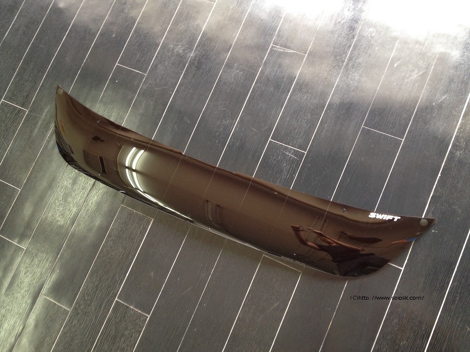 4代目 SUZUKI SWIFT スイフト バグガード 豪州仕様スズキ純正 ボンネットプロテクター スモークタイプ拍卖