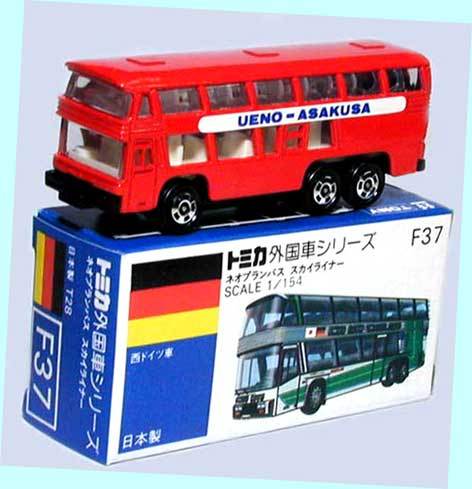 ▲▲#1978-F-A37Jスカイライナー 日本仕様★1978年版 限定二階建てバスフェアVer.★日本製 青箱トミカ★一次流通 新品未使用絶版美品レア拍卖