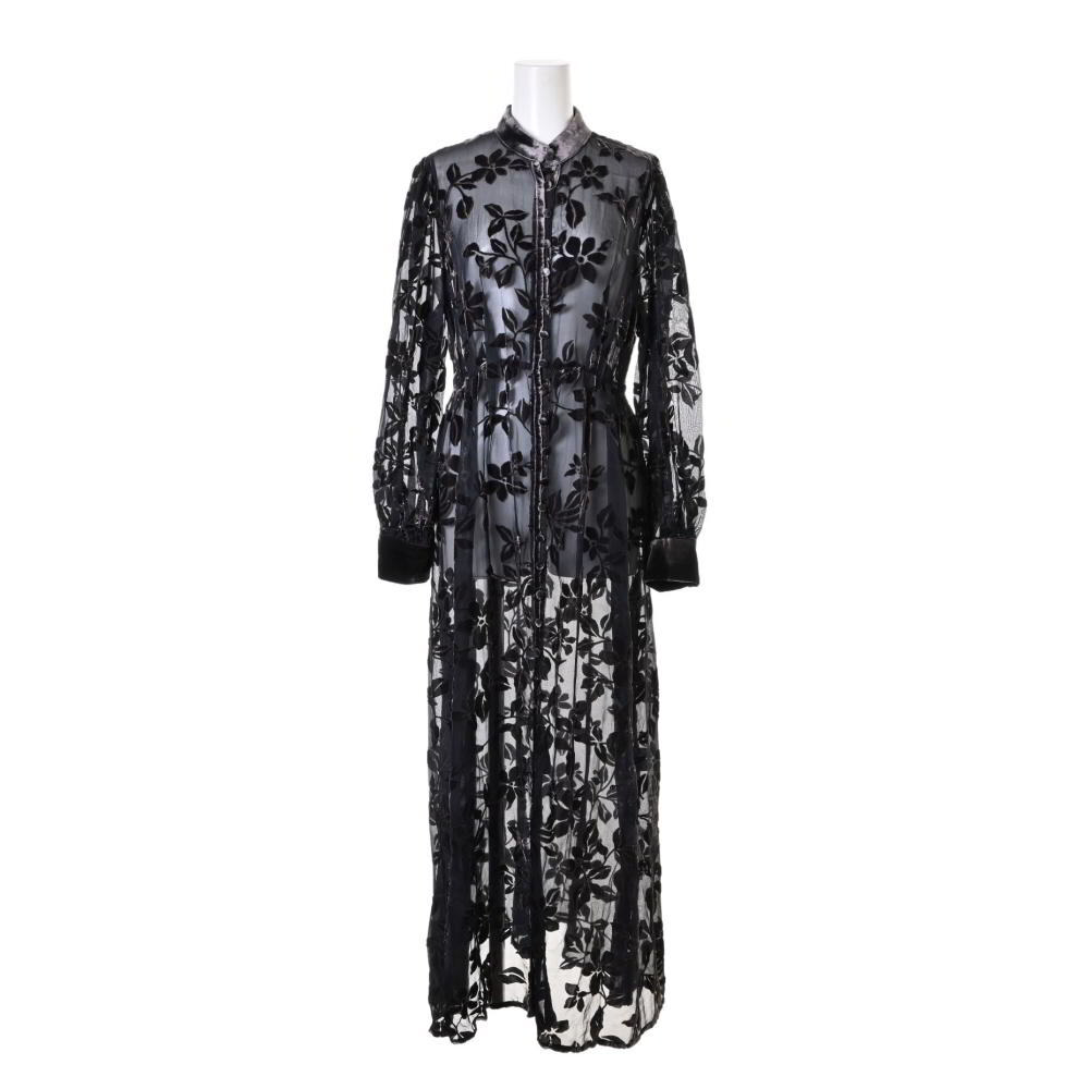 美品 AMERI ルナ オパール ドレス ワンピース M ブラウン アメリ KL4BPKBK31拍卖