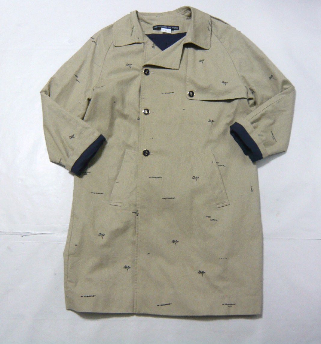 Les Prairies de Paris レプレリードパリ ベージュ/インディゴ コート 10589拍卖