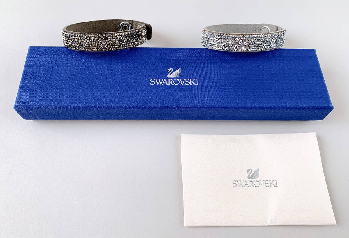 SWAROVSKI スワロフスキー ブレスレット(2個セット)チョーカーにも 12037拍卖