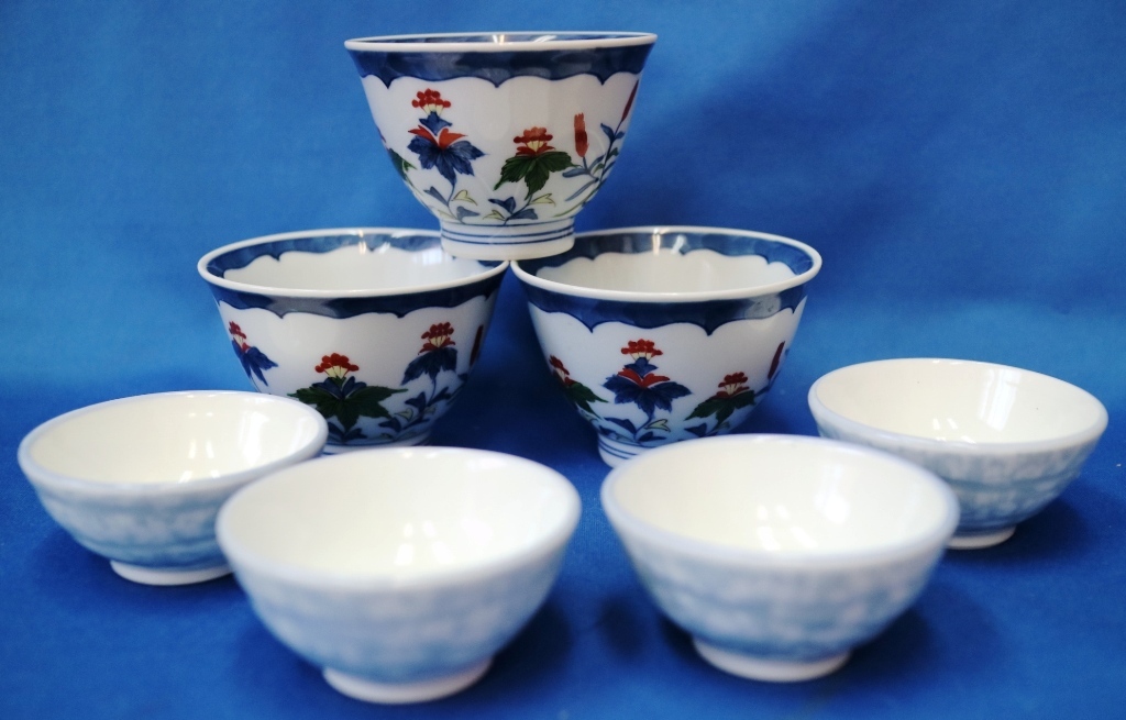 (0313) 茶器 酒器 在銘 アソート 2種 7客拍卖