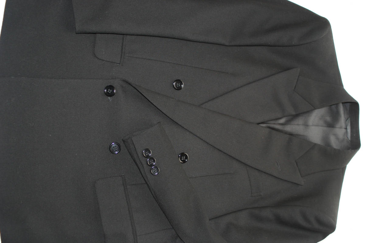 ★J-28   W4釦   ジャケット   色黒    サイズ  A3  ★ 春夏秋冬シーズン   ビジネスに  結婚式に  フォ-マルに 拍卖