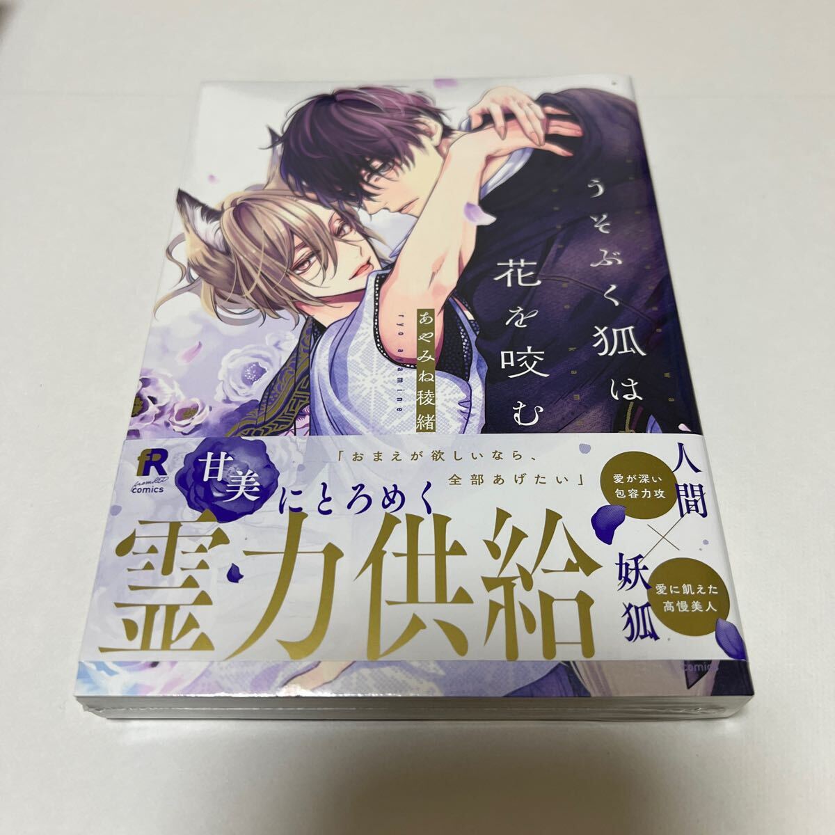 BL 4064 うそぶく狐は花を咬む…あやみね稜緒(シュリンク付き)拍卖