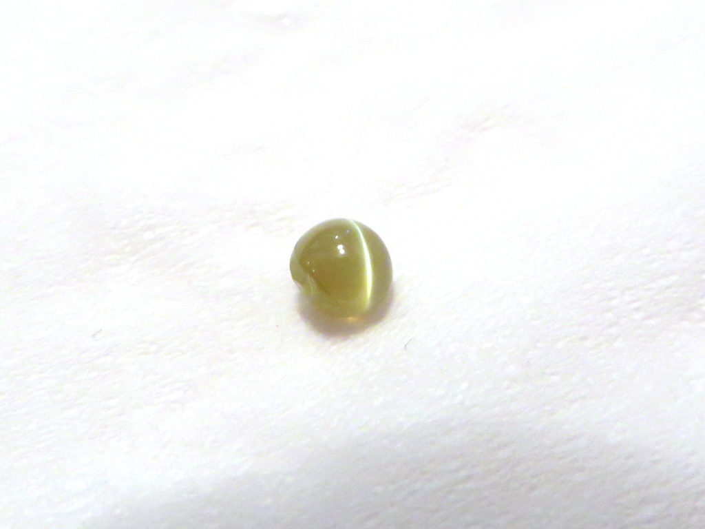 ★キャッツアイ0.75cts(クリソベリル・キャッツアイ)拍卖