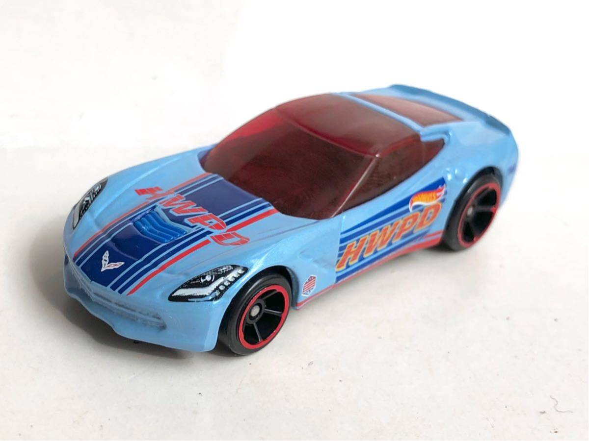 2014 Chevrolet Corvette Stingray シボレー コルベット スティングレイ HW Police Highway Chaser 州警 高速 機動隊 GM Blue ブルー 絶版拍卖