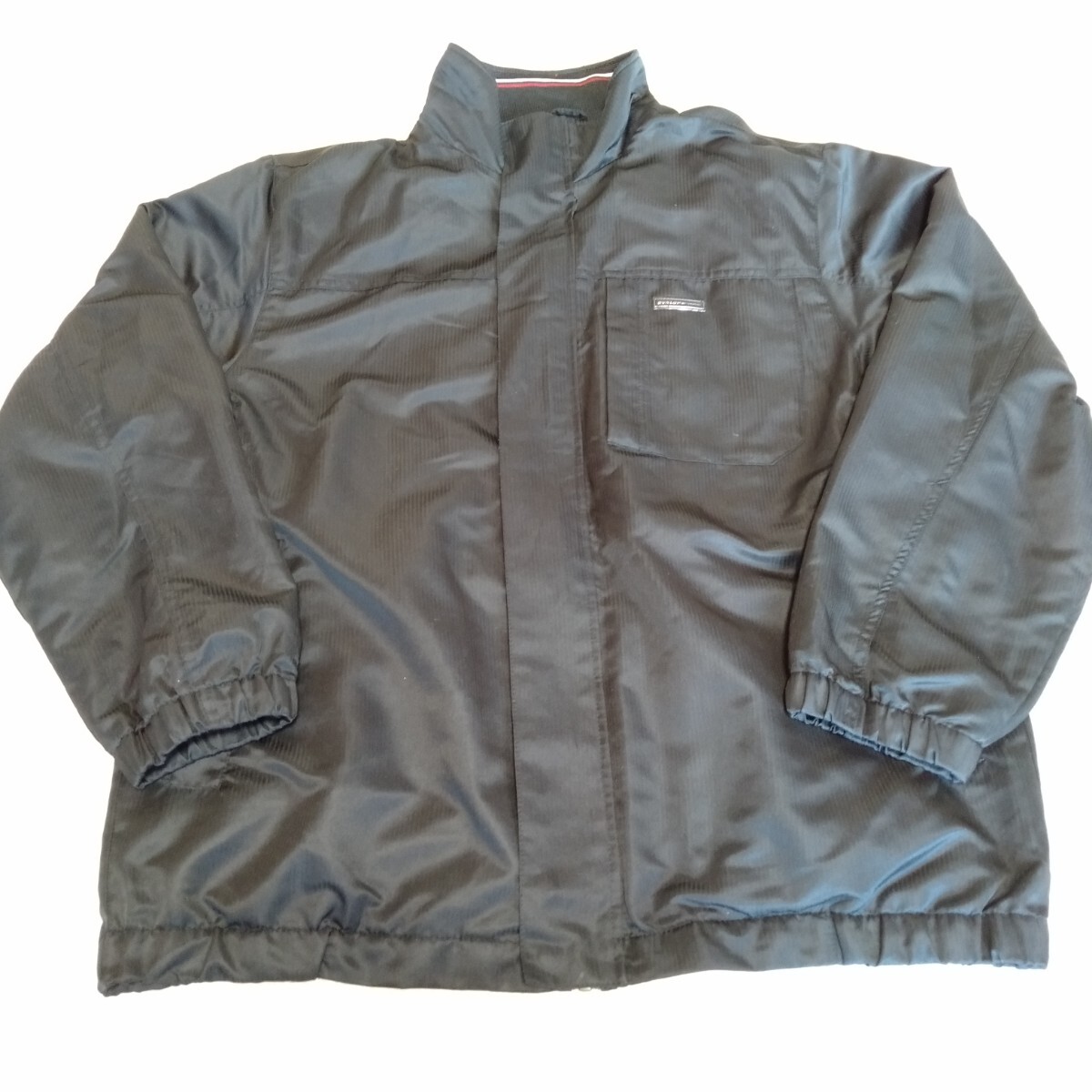 む248 DUNLOP サイズL ポリエステル ジャケット 黒 ダンロップ ウィンドブレーカー 洋服拍卖