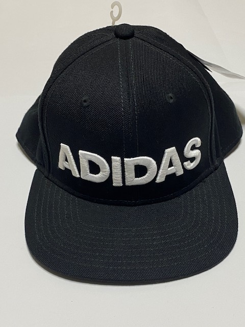 adidas アディダス SNAPBACK スナップバック 吸湿速乾 Cap キャップ 帽子 ブラック/ホワイト 展示未使用品拍卖