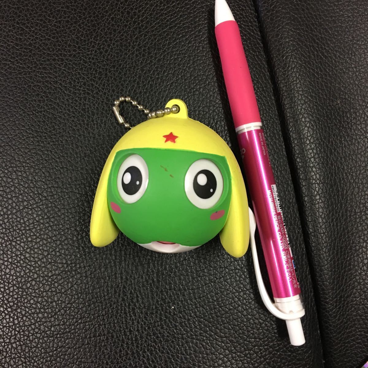 ケロロ軍曹、ヘッドフィギュアチャーム、後ろのスライドボタンで表情が変わる、ケロロ軍曹拍卖