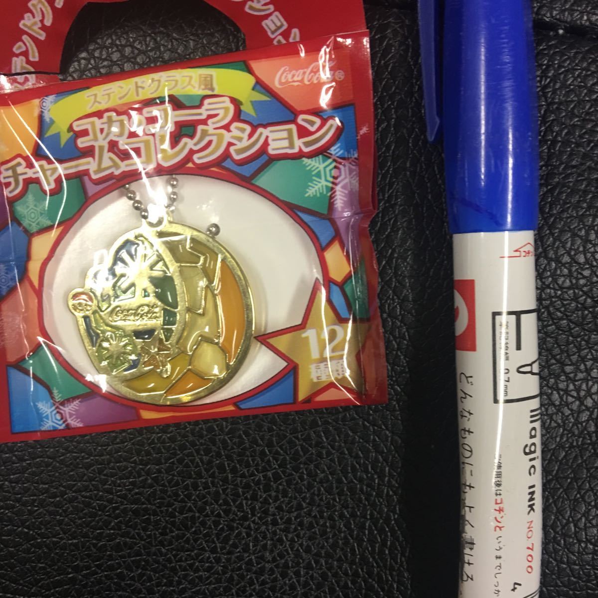 コカコーラ、チャームコレクション、ステンドグラス風、ウィンタームーン拍卖