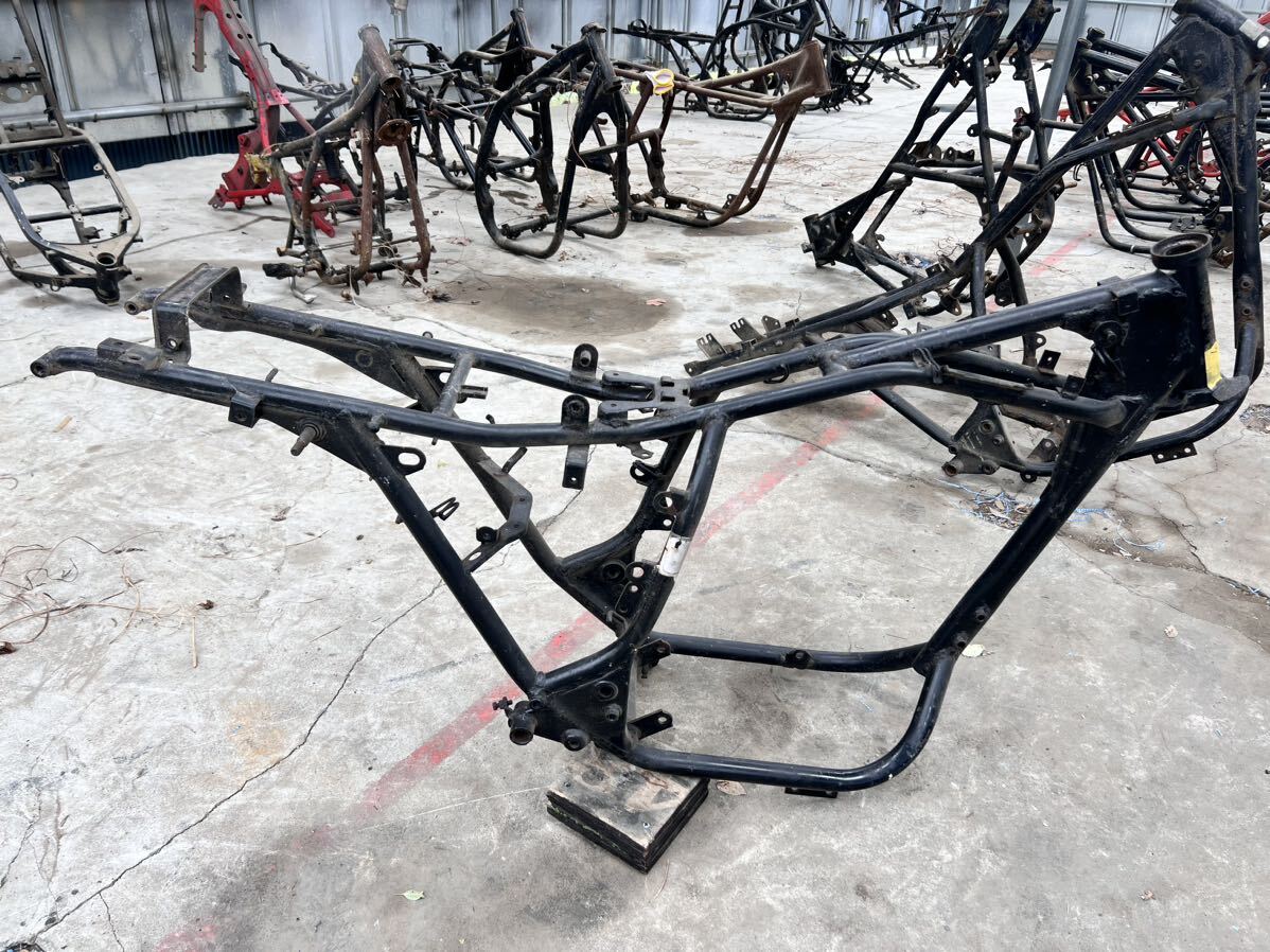 RR0007 GSX250T書類付フレーム(検GS400.GSX400E.ザリ.ゴキ.GT380.GT750.GSX400FS.インパルス.イナズマ.刀カタナ拍卖