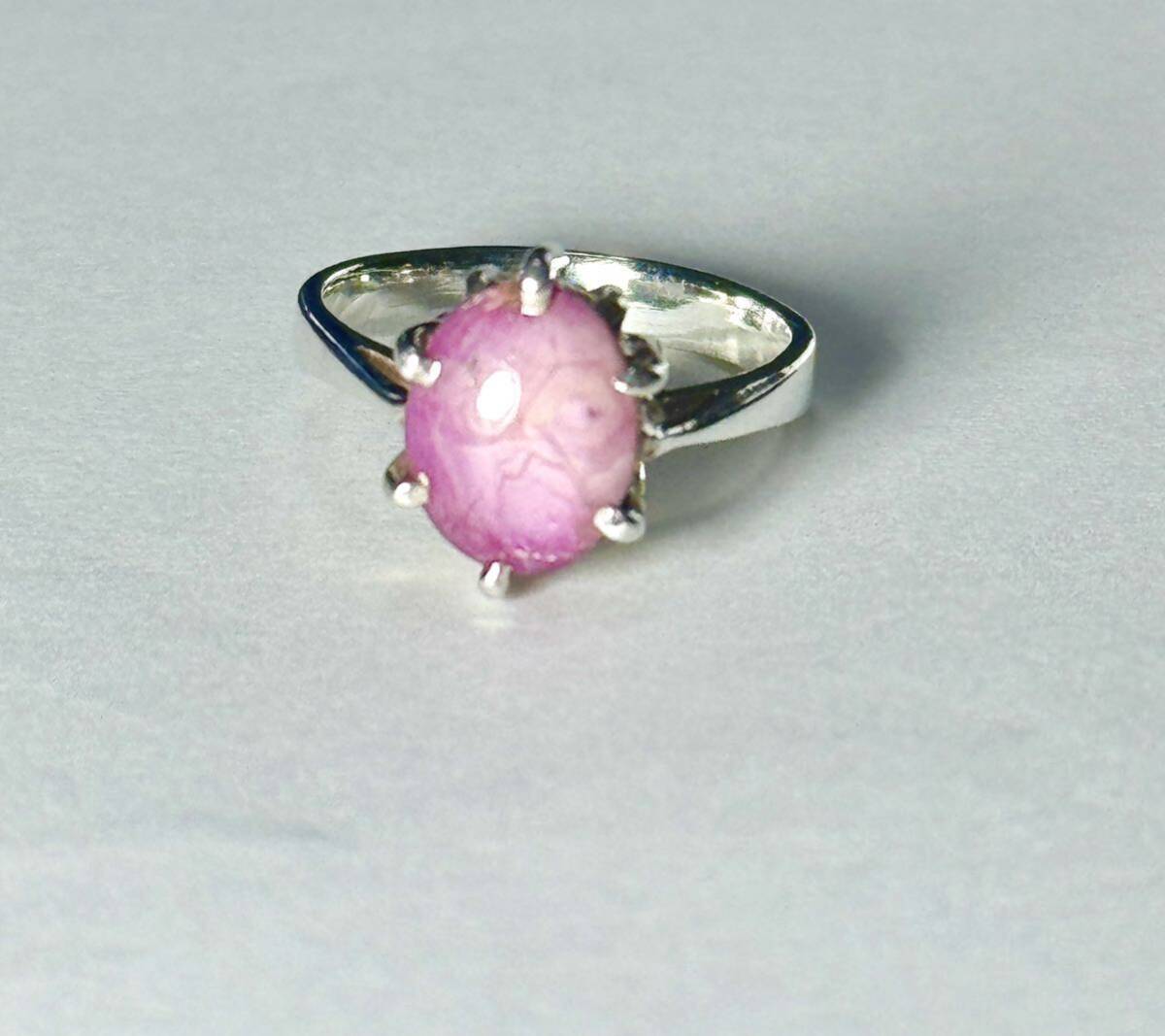 スタールビー ルビーリング 13号 指輪 カラーストーン シルバー925 拍卖