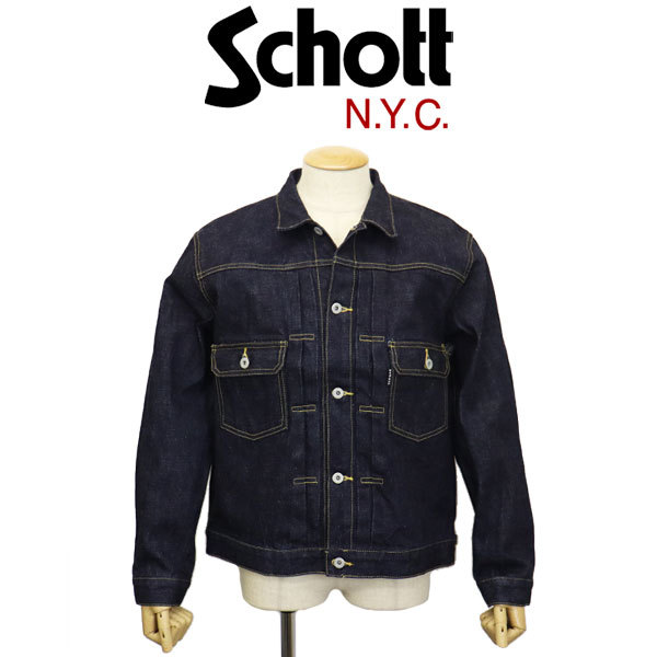 Schott (ショット) 2952006 16oz. 2ND DENIM JACKET セカンド デニムジャケット 367INDIGO XXL拍卖