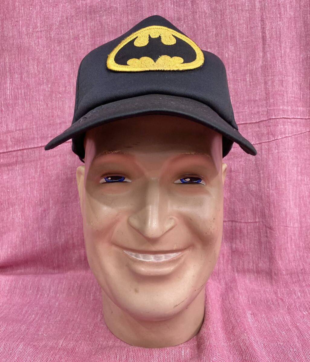 ヴィンテージ 80s バットマン Batman ティムバートン Tim Burton 89年製 映画 キャップ / JOKER ジョーカー アメコミ marvel マーベル拍卖