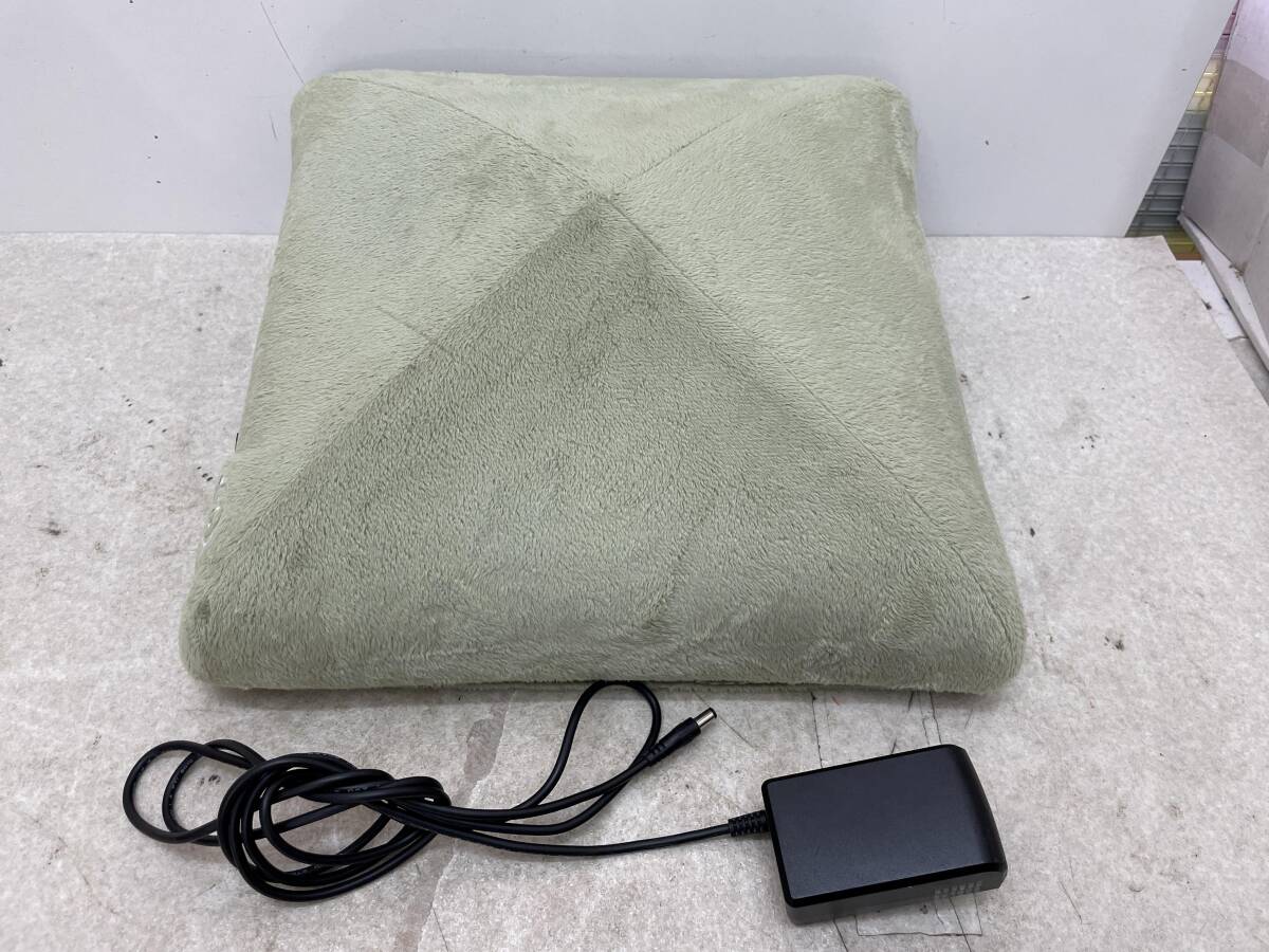 【H-0-R178】 ルルド マッサージクッション グリーン拍卖